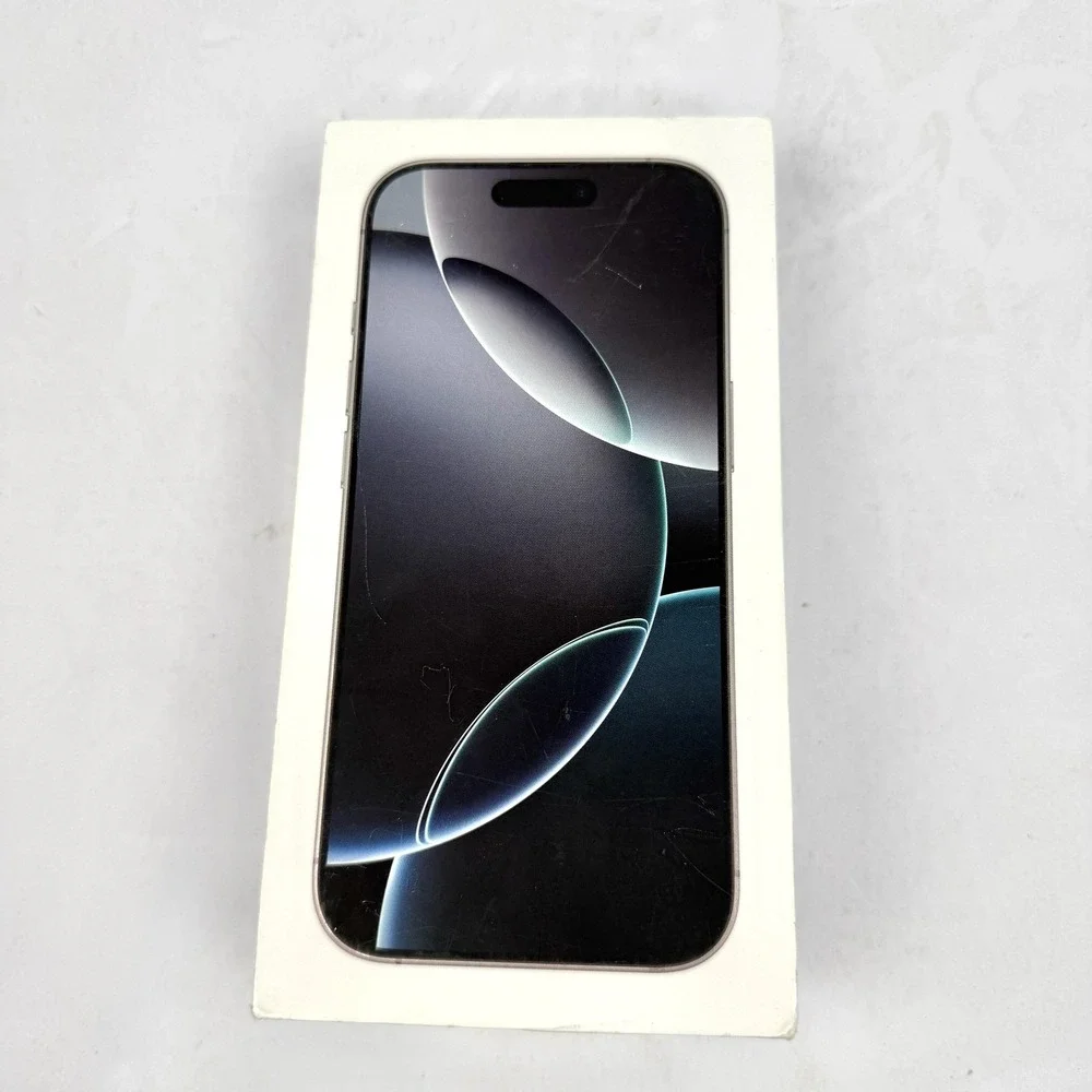Apple IPhone 16 Pro Box Only‎ 128GB White Titanium MYMA3LL/A Empty Retail
